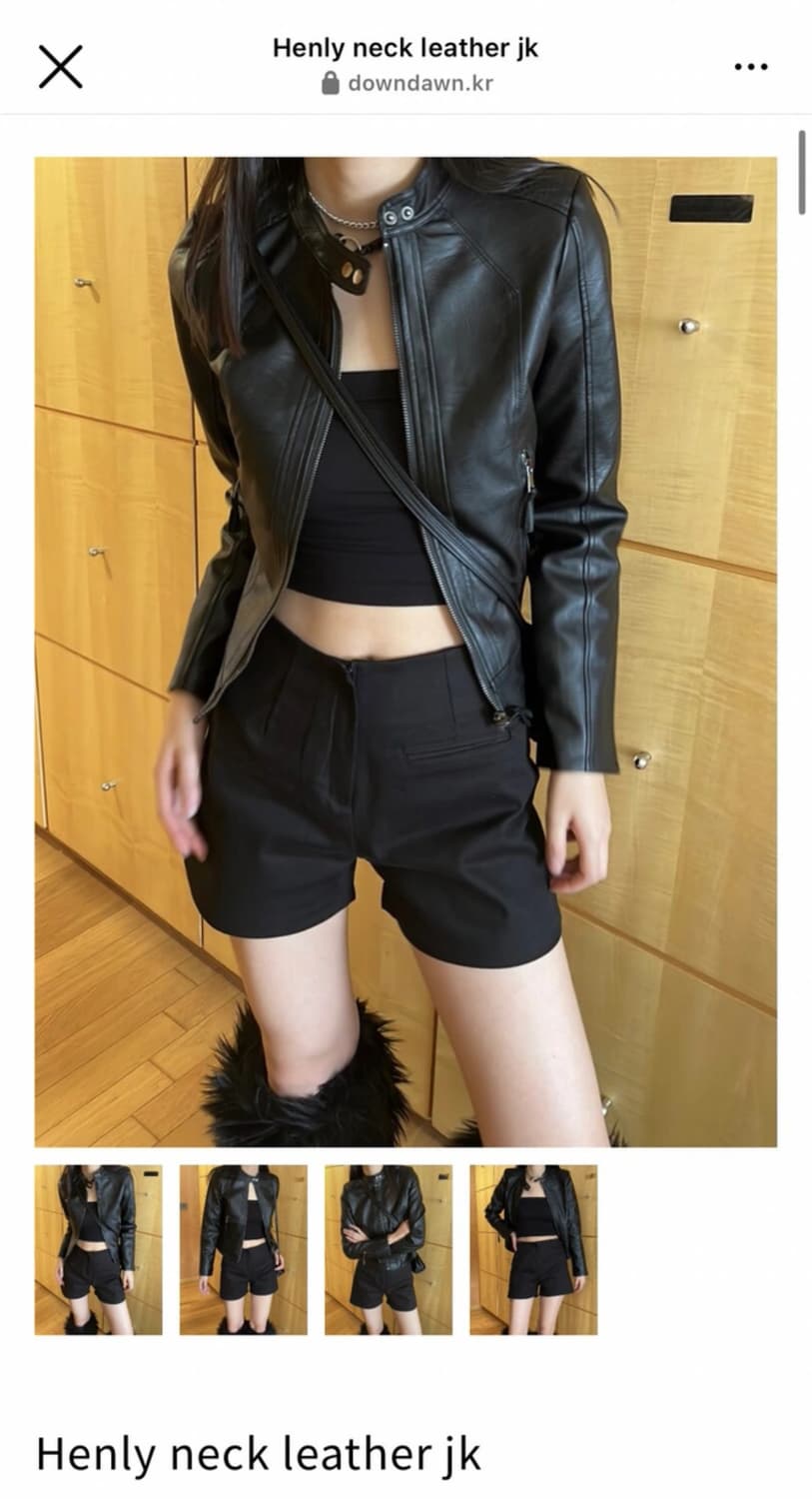 블랙 라이더자켓, 레더자켓 상품이미지1