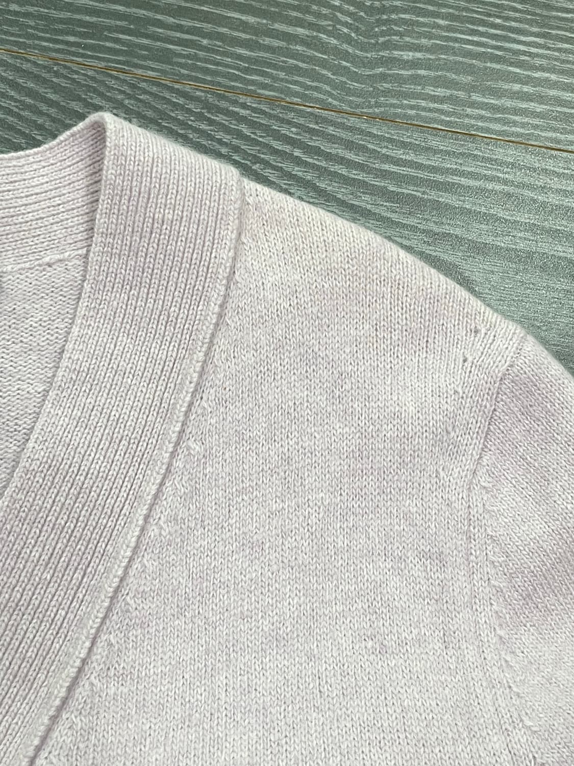 SJYP 스마일 연보라 니트 포켓 가디건 모리걸 키치 상품이미지6