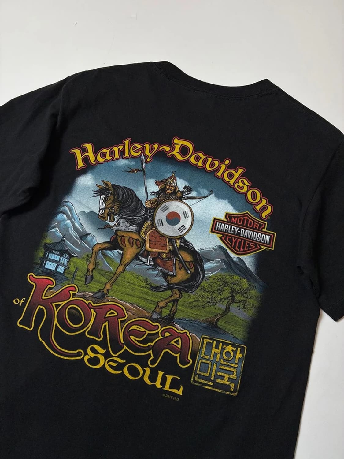 할리데이비슨 Y2K 워리어 코리아 반팔 티셔츠 PN9606 상품이미지2
