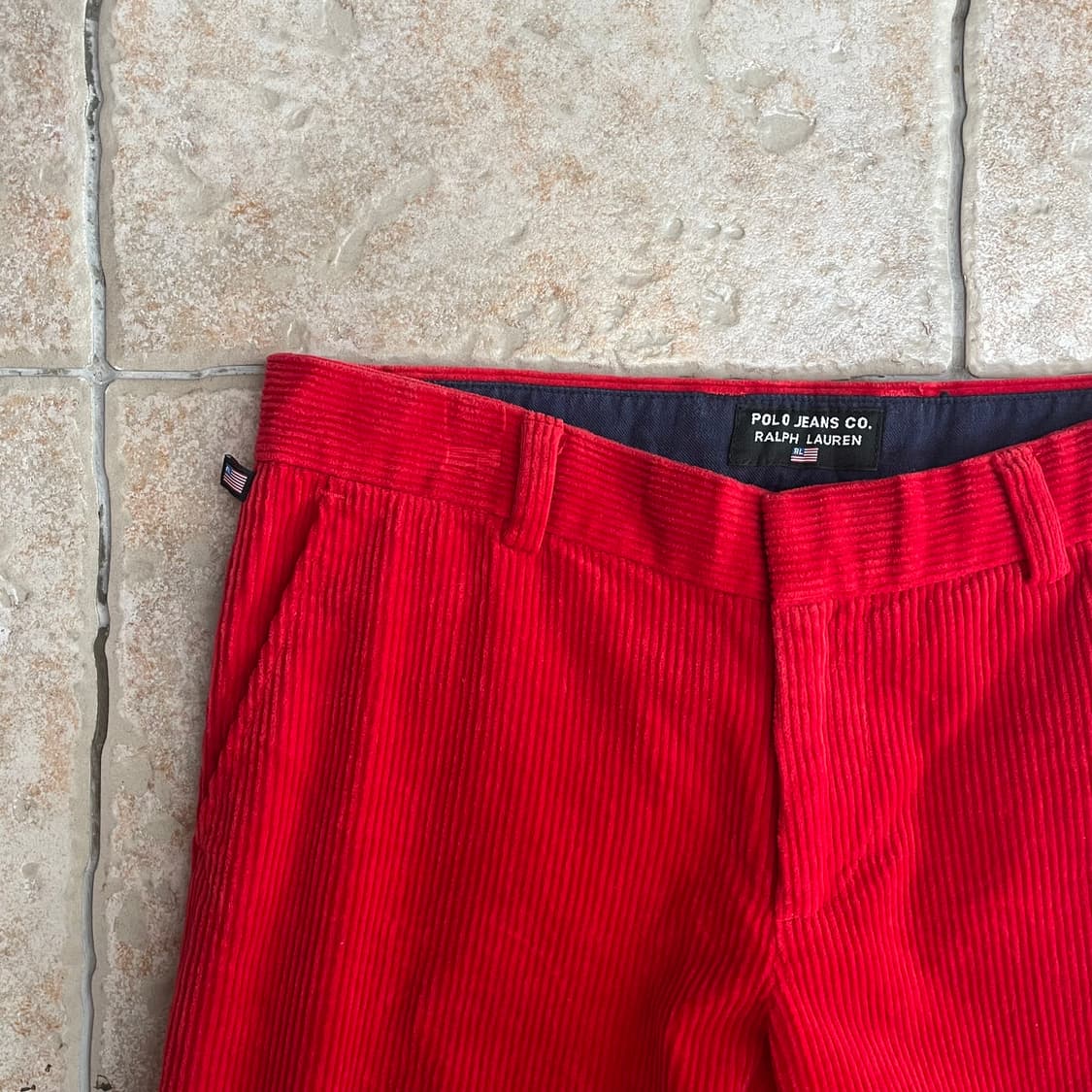 90s polo jeans co. Corduroy red pants 상품이미지2