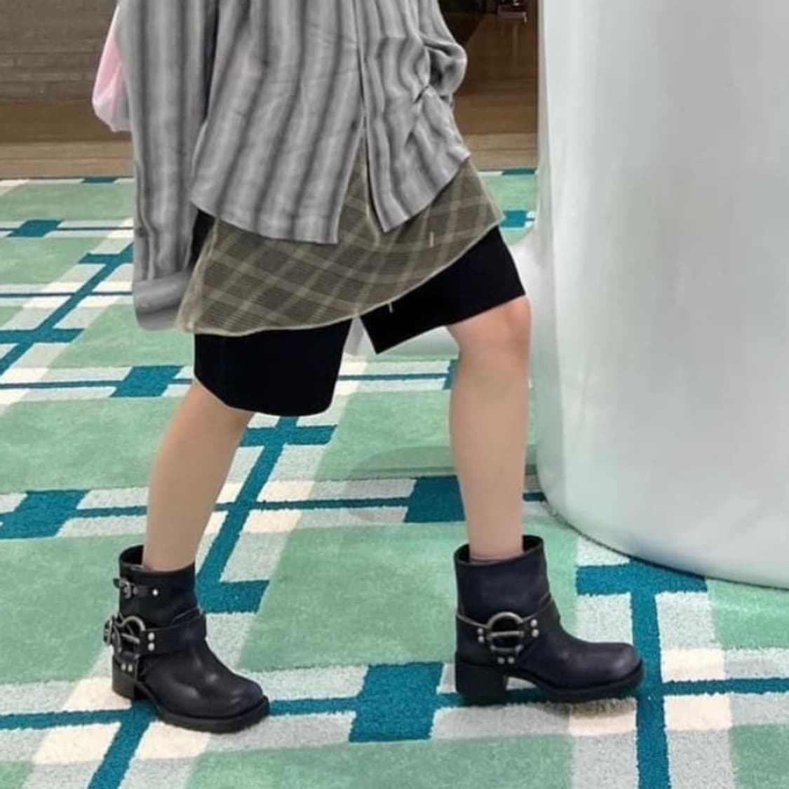 미우미우 바이커 앵클부츠 38 상품이미지3