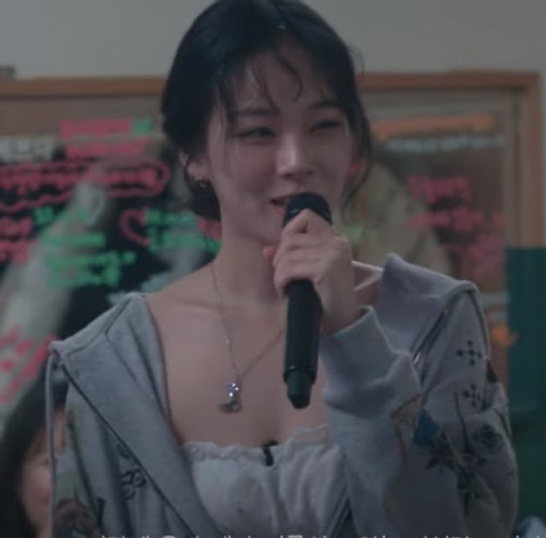 (공홈품절)PRINTED WAFFLE ZIP-UP HOODIE 상품이미지3