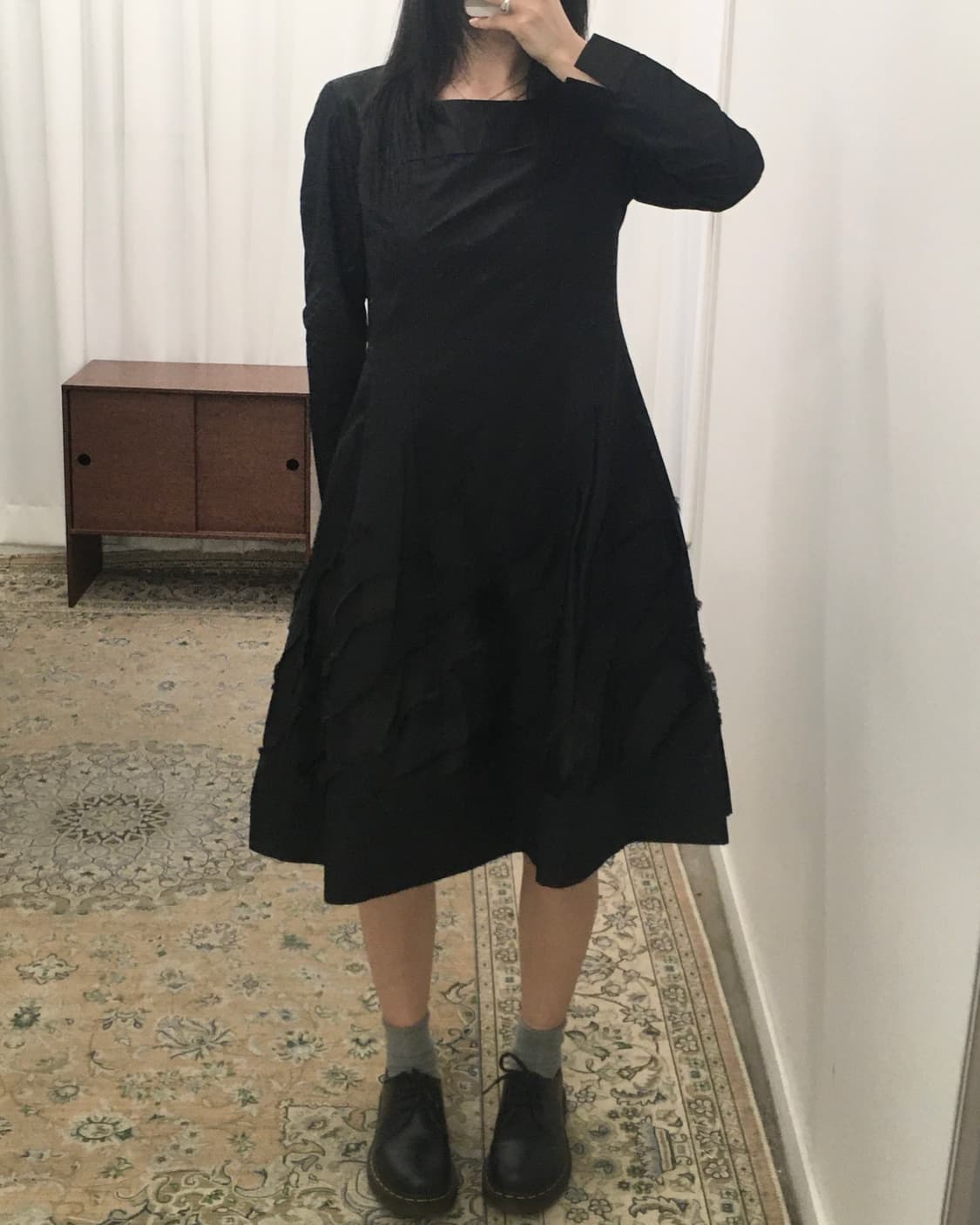 블랙 원피스 상품이미지4