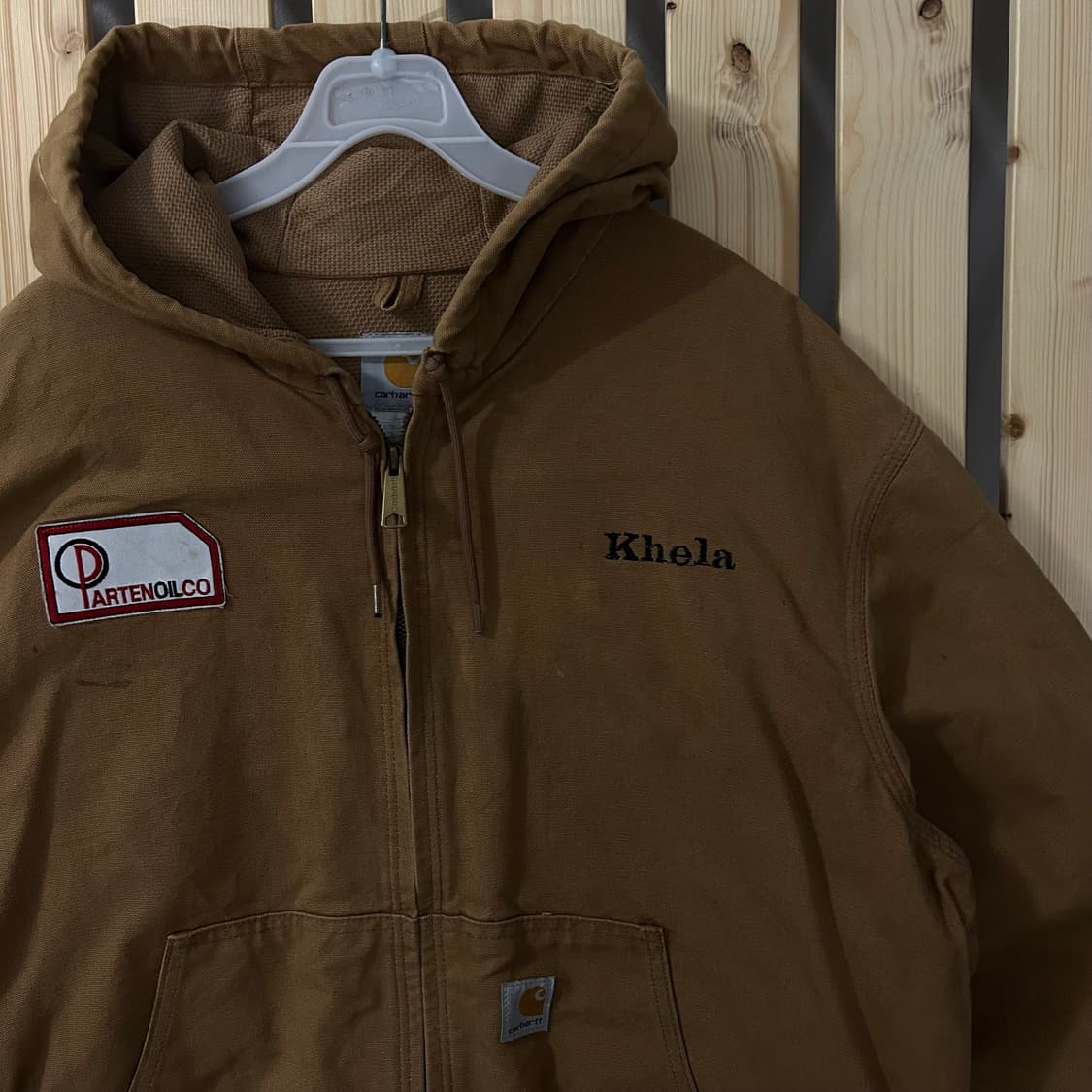 (XL) 칼하트 J131 베이지 액티브 자켓 상품이미지2