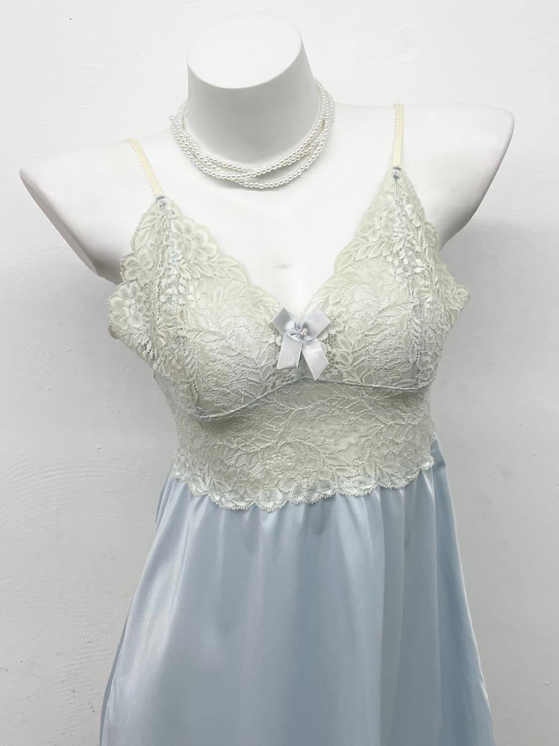 페어리 레이스 리본 슬립 상품이미지2