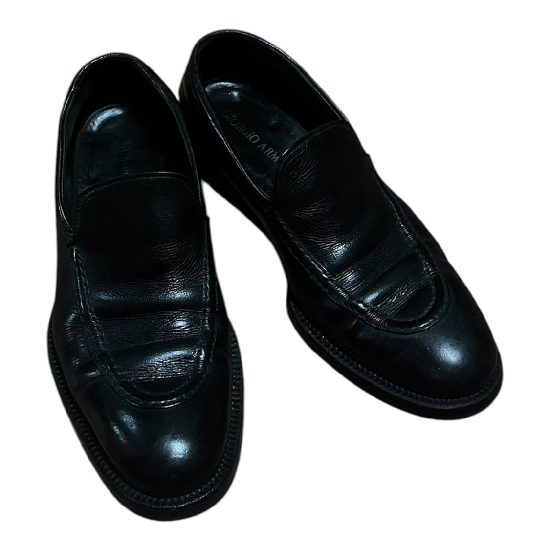 GIORGIO ARMANI 블랙 로퍼 상품이미지2