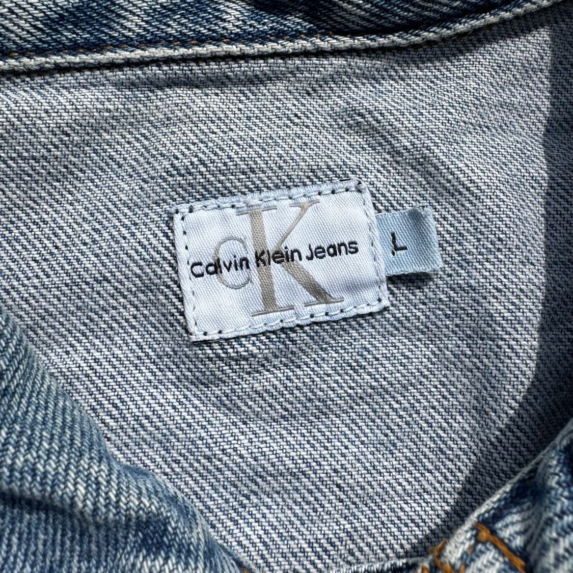 [L] 90s Calvin klein 켈빈클라인 데님 자켓 상품이미지7