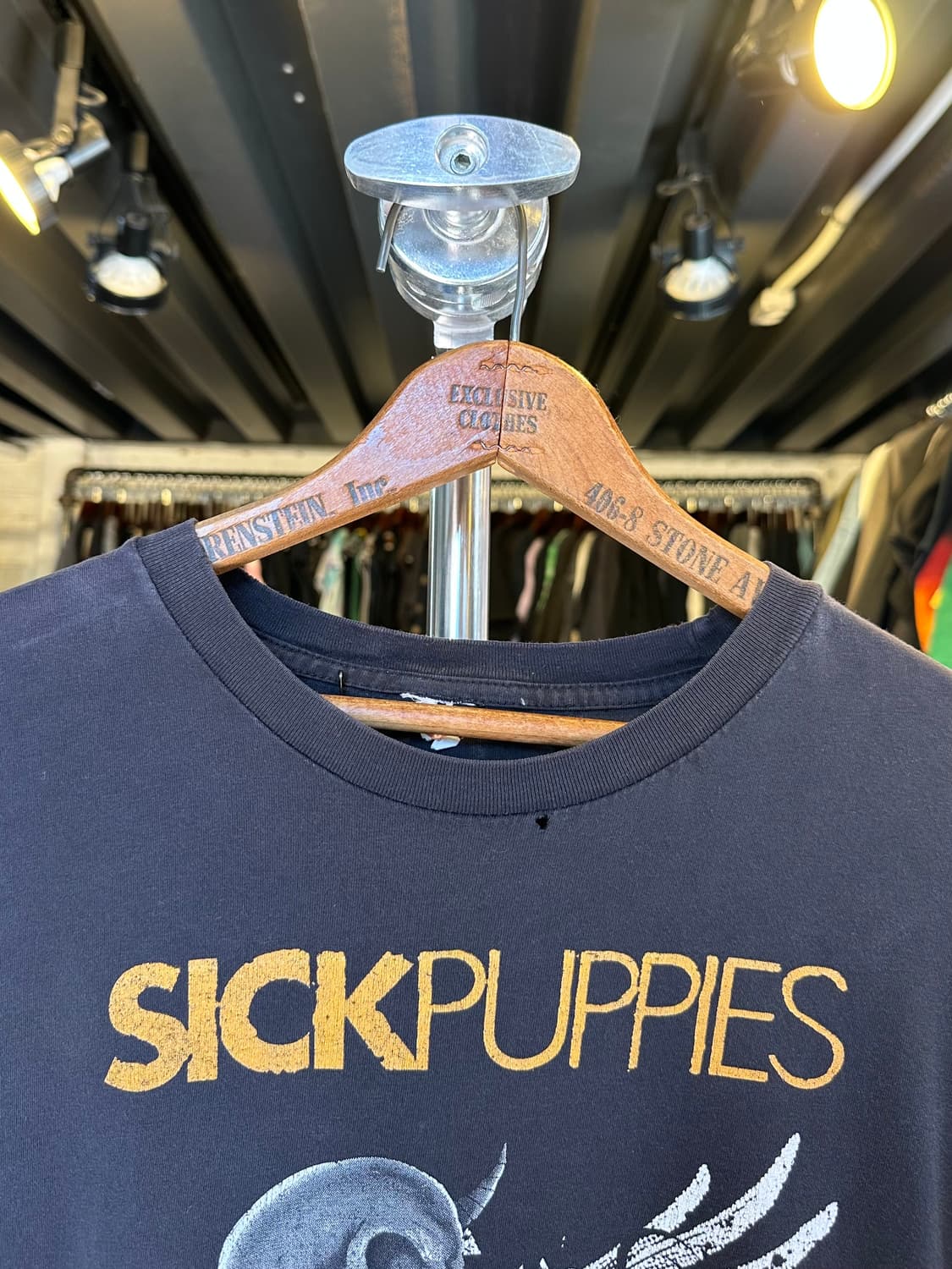 식 퍼피스 Sick Puppies 락밴드 페이드 프린팅 티셔츠 상품이미지3