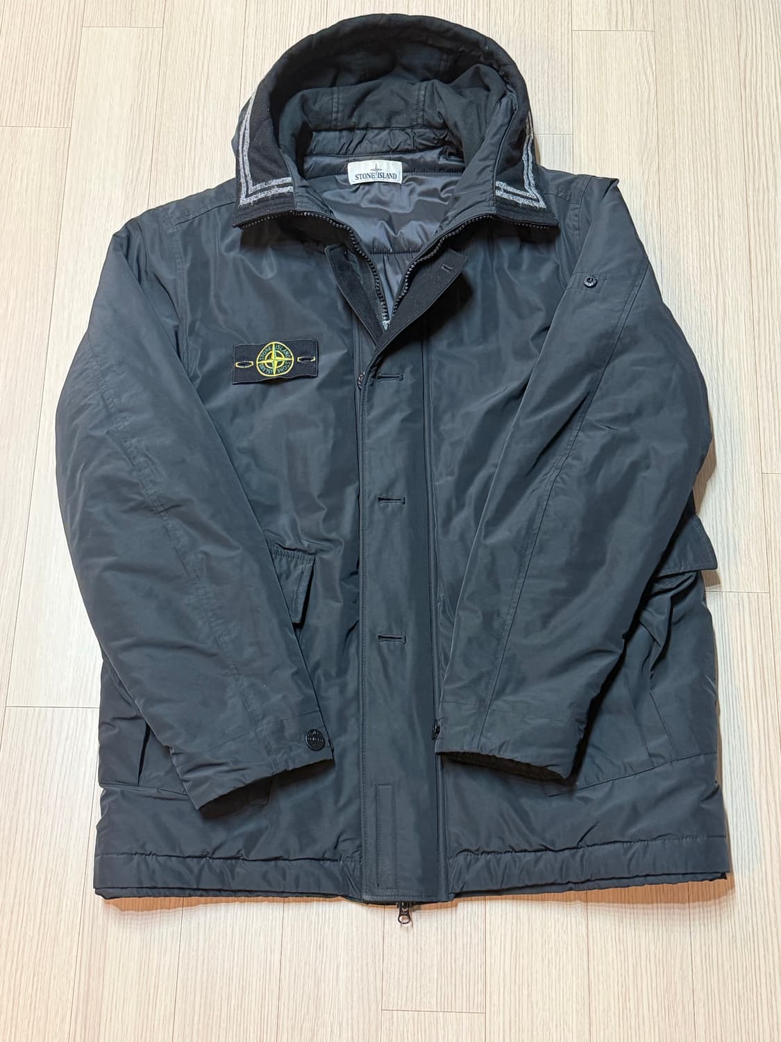 {당일 발송/XL} 스톤아일랜드 마이크로 랩스 패딩 다크 네이비 상품이미지1