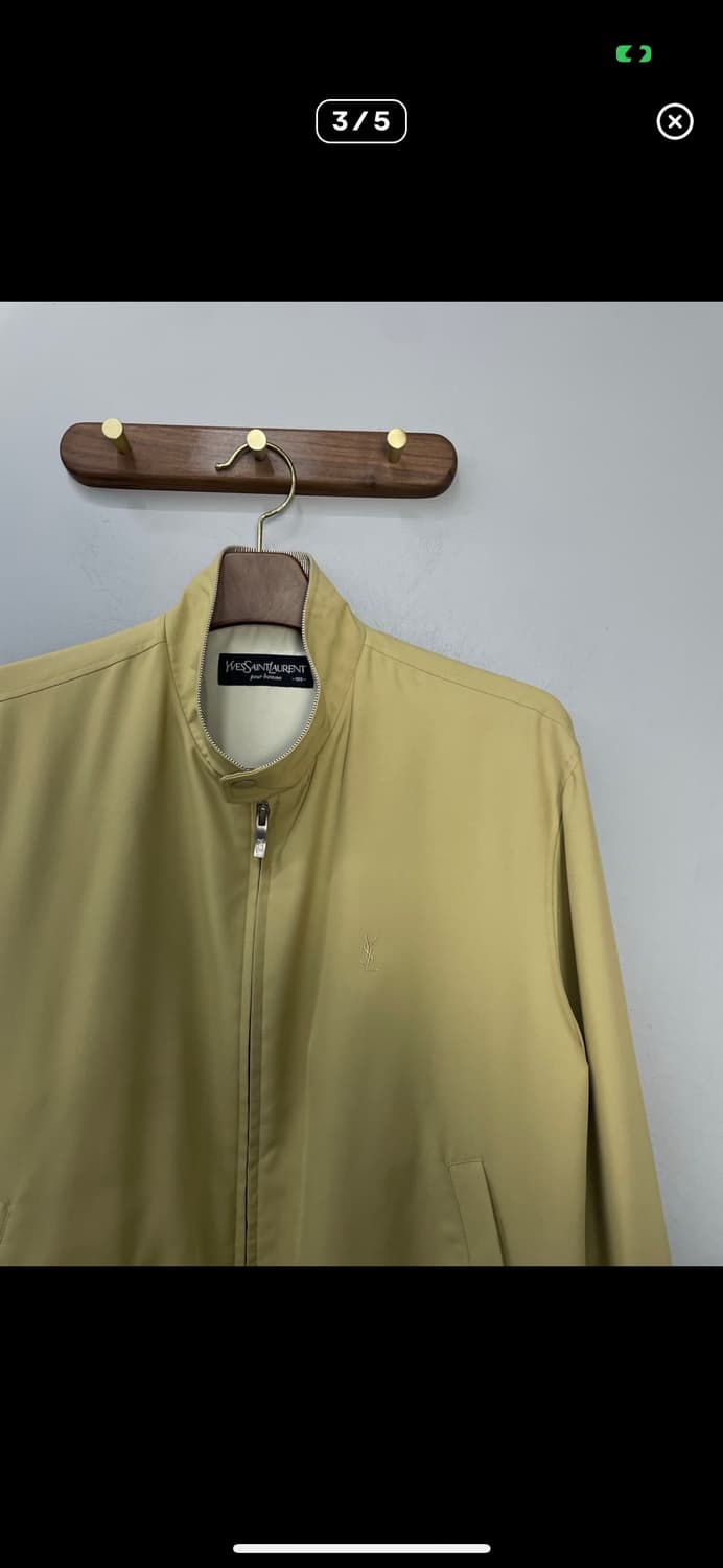 입생로랑 베이지 블루종 자켓 A3422 상품이미지3