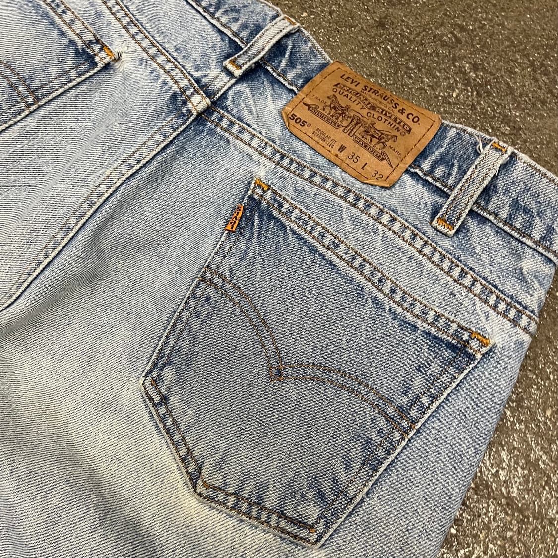 90s 리바이스505 오렌지탭 (33“) 상품이미지2