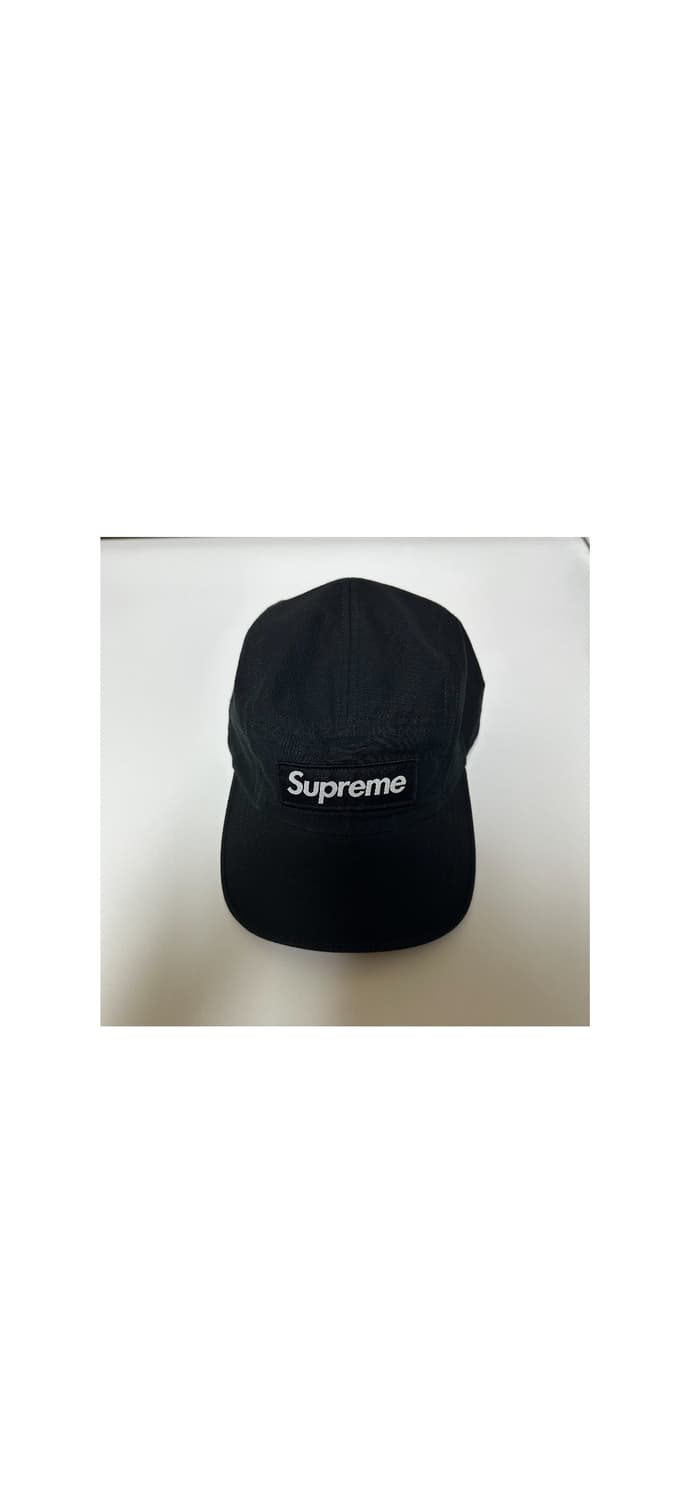 슈프림 캠프캡 블랙 상품이미지2