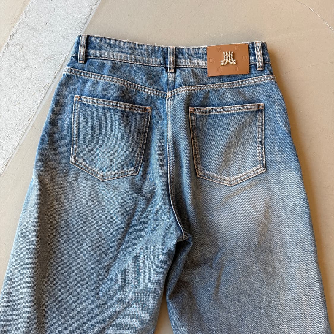 랑방 24ss 와이드 데님 팬츠 상품이미지6