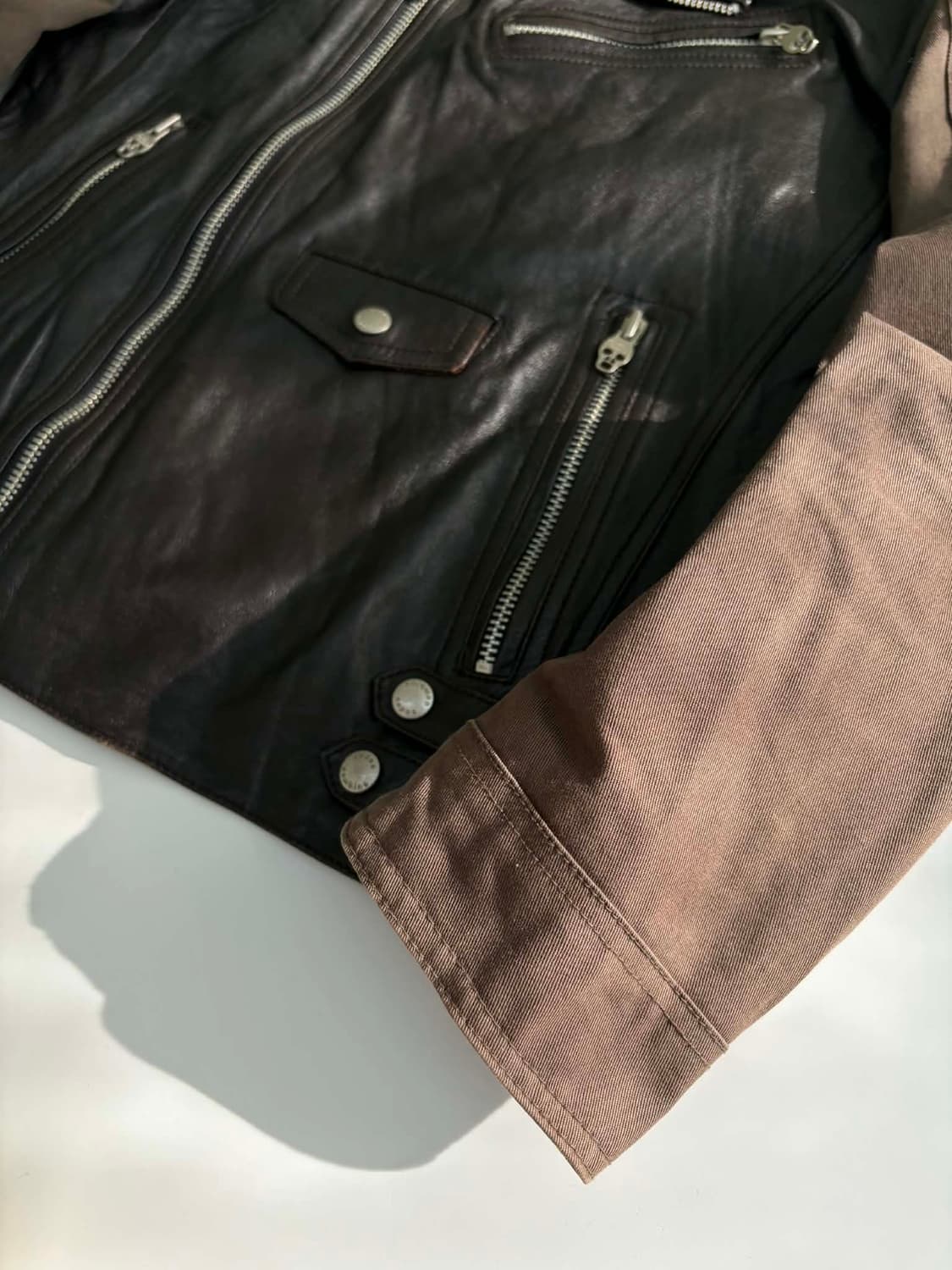 [100] 코데즈컴바인 양가죽 라이더 자켓 상품이미지7