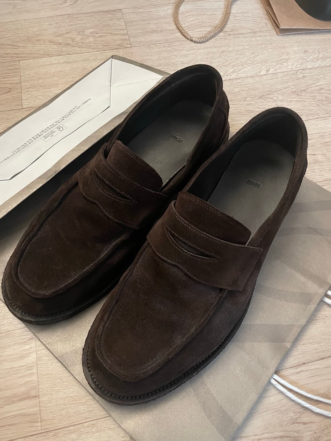 킨치 810a 브라운 스웨이드 로퍼 상품이미지2