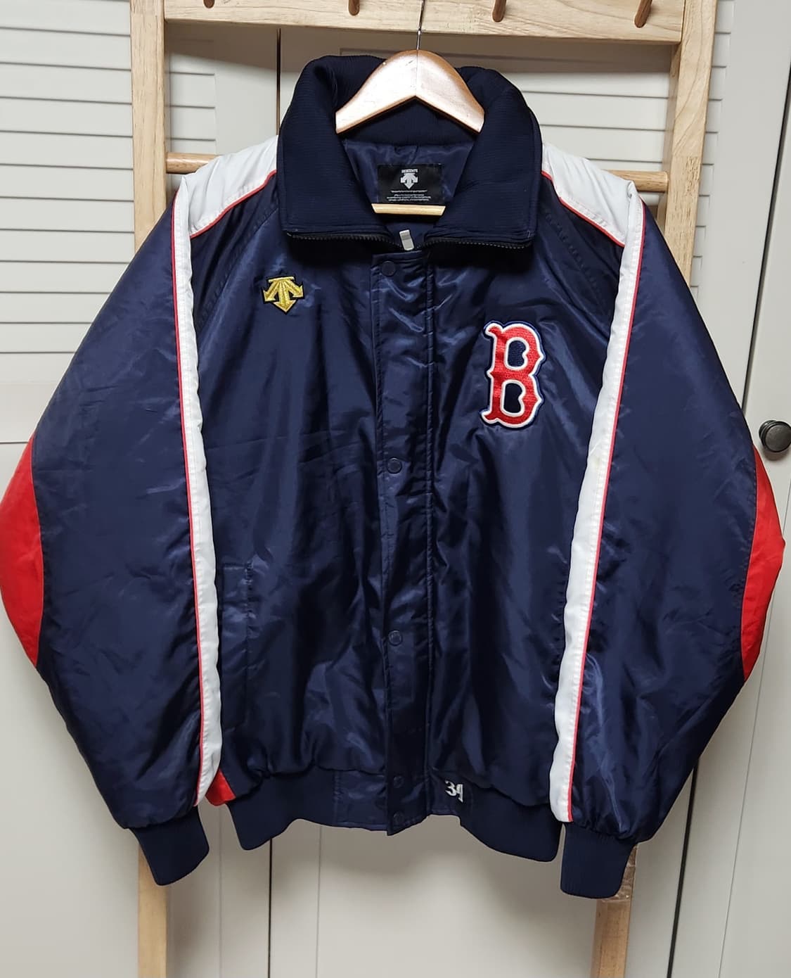 데상트 보스턴 선수지급용 누빔 퀄팅 점퍼 자켓 34번 상품이미지1