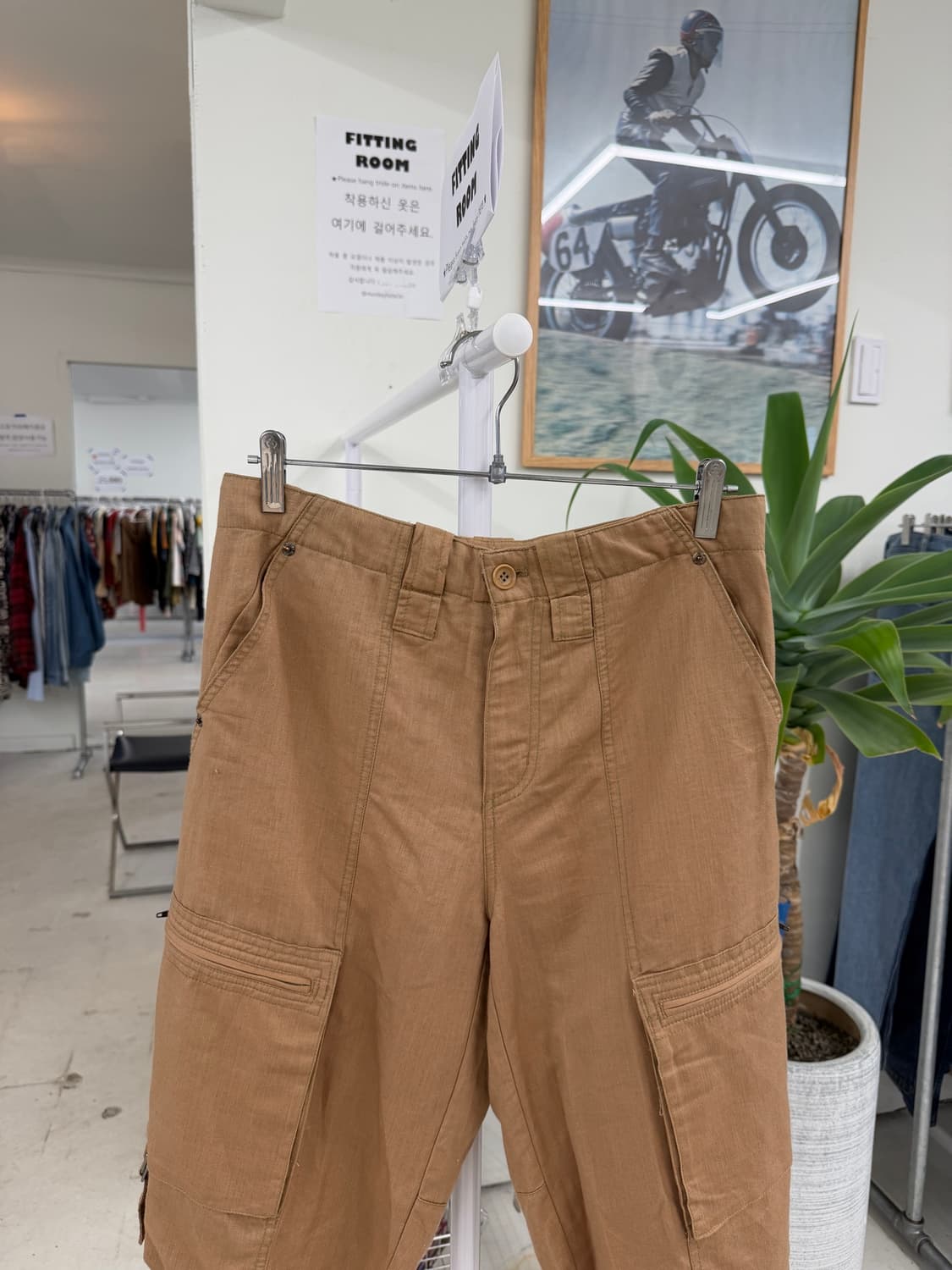 일본빈티지 와이드 7부바지 상품이미지6