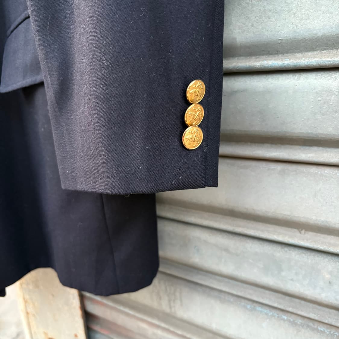 브룩스 브라더스 네이비 더블 브레스티드 골드 버튼 블레이저 상품이미지7