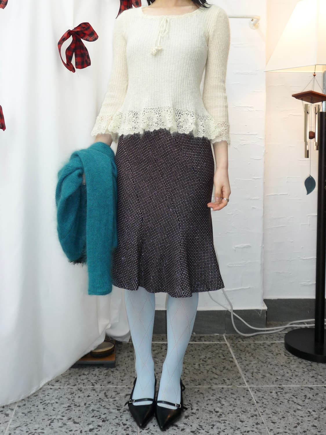 soft ivory knit top 상품이미지2