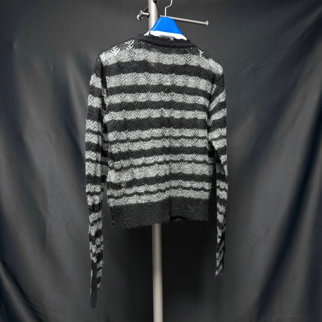 F) PERVERZE THICK STRIPE KNIT CARDIGAN 상품이미지4