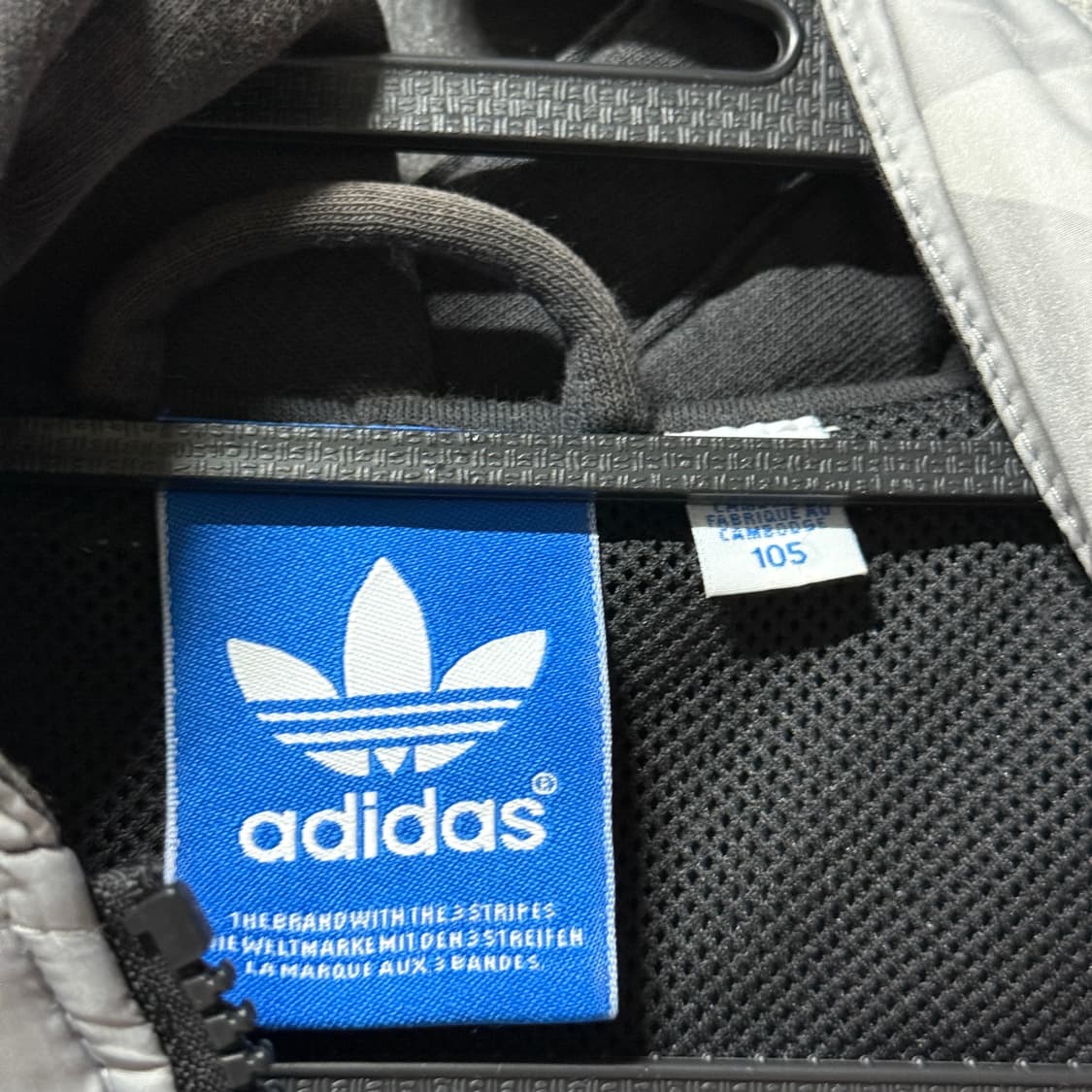 아디다스 빅사이즈 파이어버드 배색 집업 후디 상품이미지6