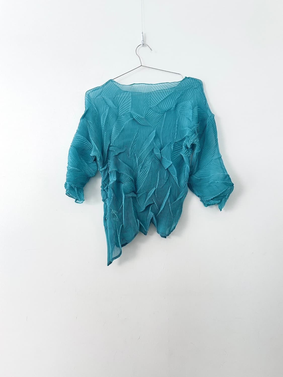 PLEATSME textured top / mint 상품이미지8