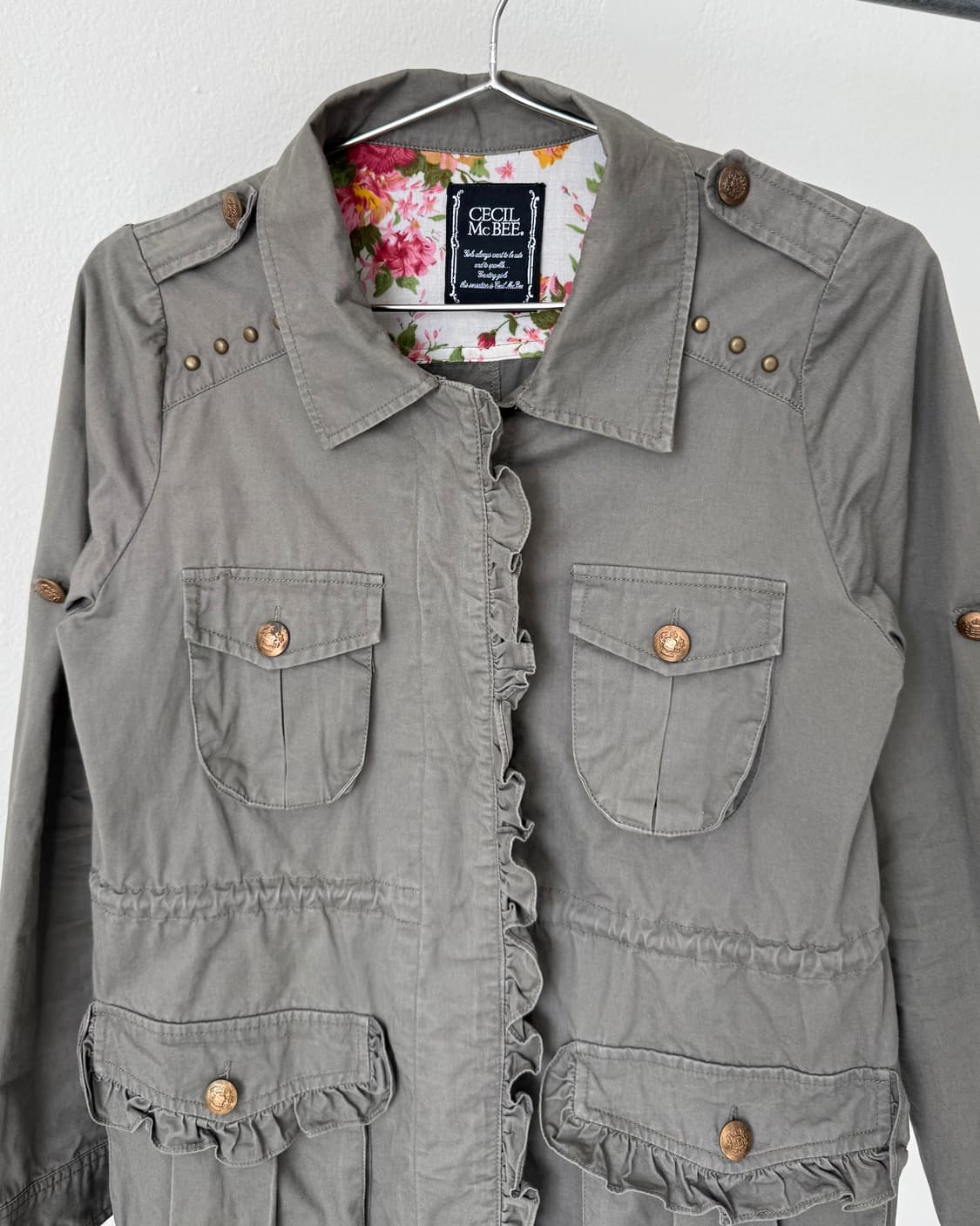 Cecil mcbee 프릴 자켓 상품이미지5