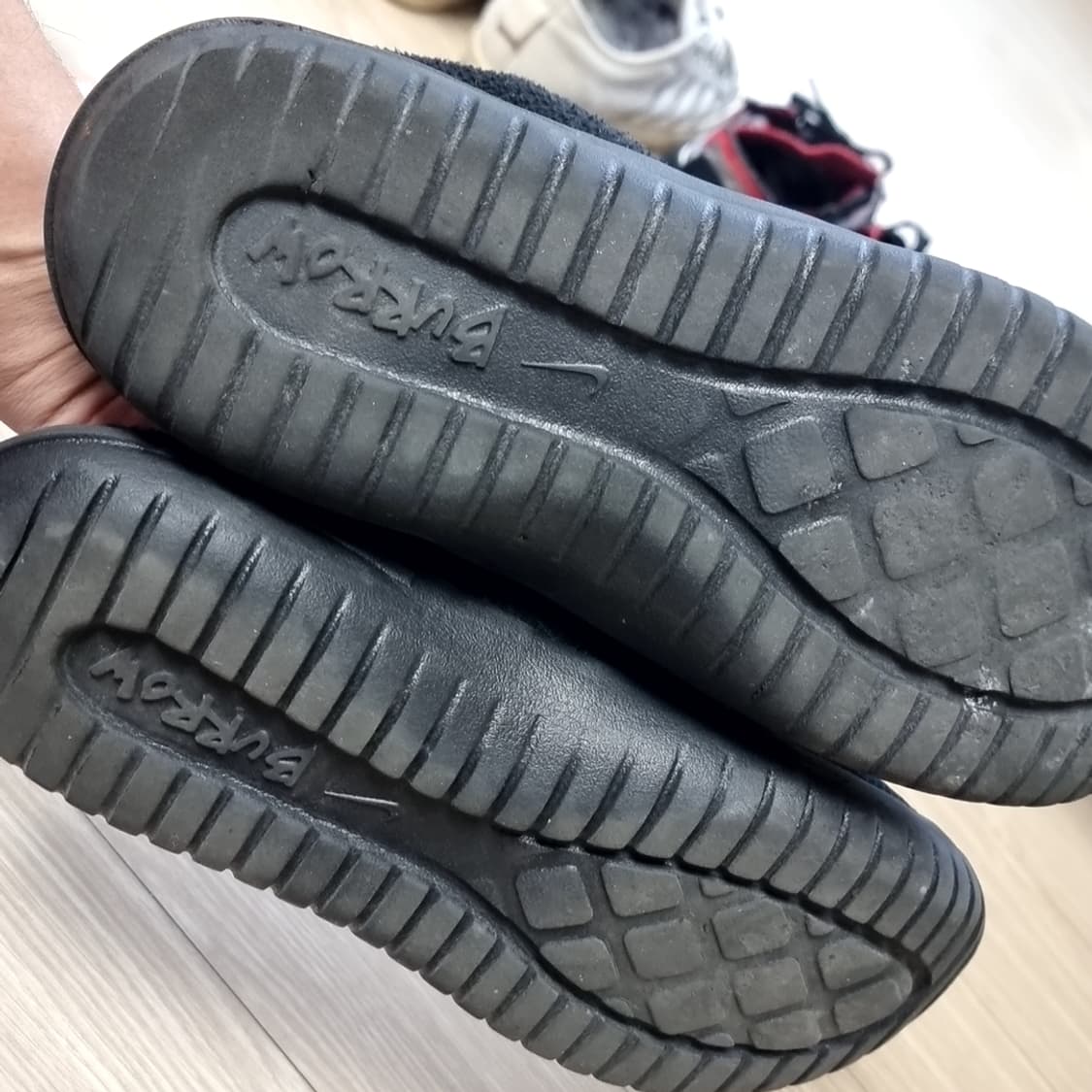 노스페이스 블랙 슬리퍼 털 실내화(260-280) 상품이미지4