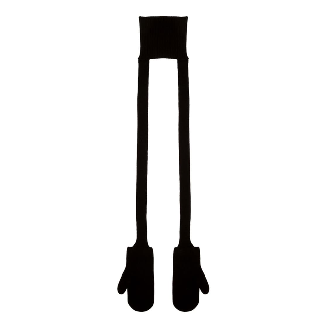 새상품 보테가베네타 울 캐시미어 장갑 넥워머 장갑 블랙 컬러 상품이미지1