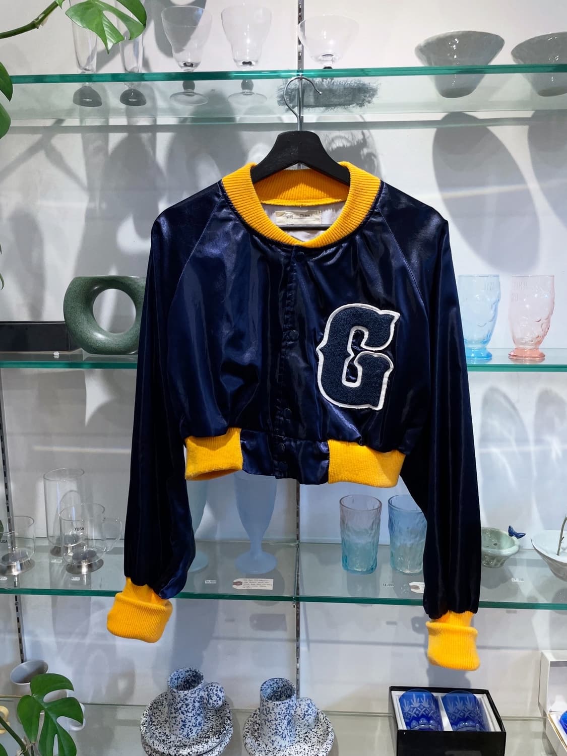 77CIRCA satin cropped jacke 상품이미지1