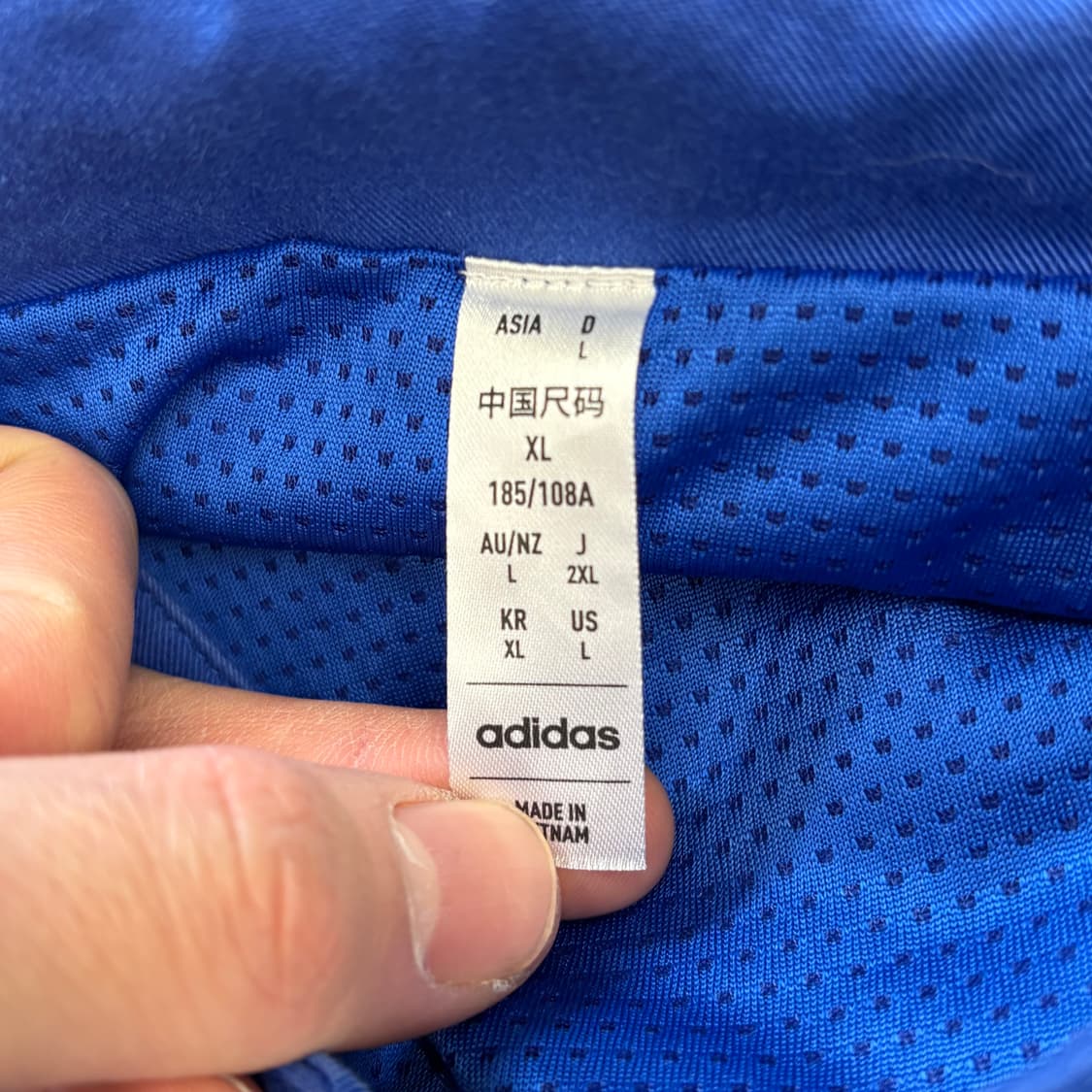 XL 아디다스 이탈리아국가대표팀 반집업 코튼트랙탑  상품이미지4