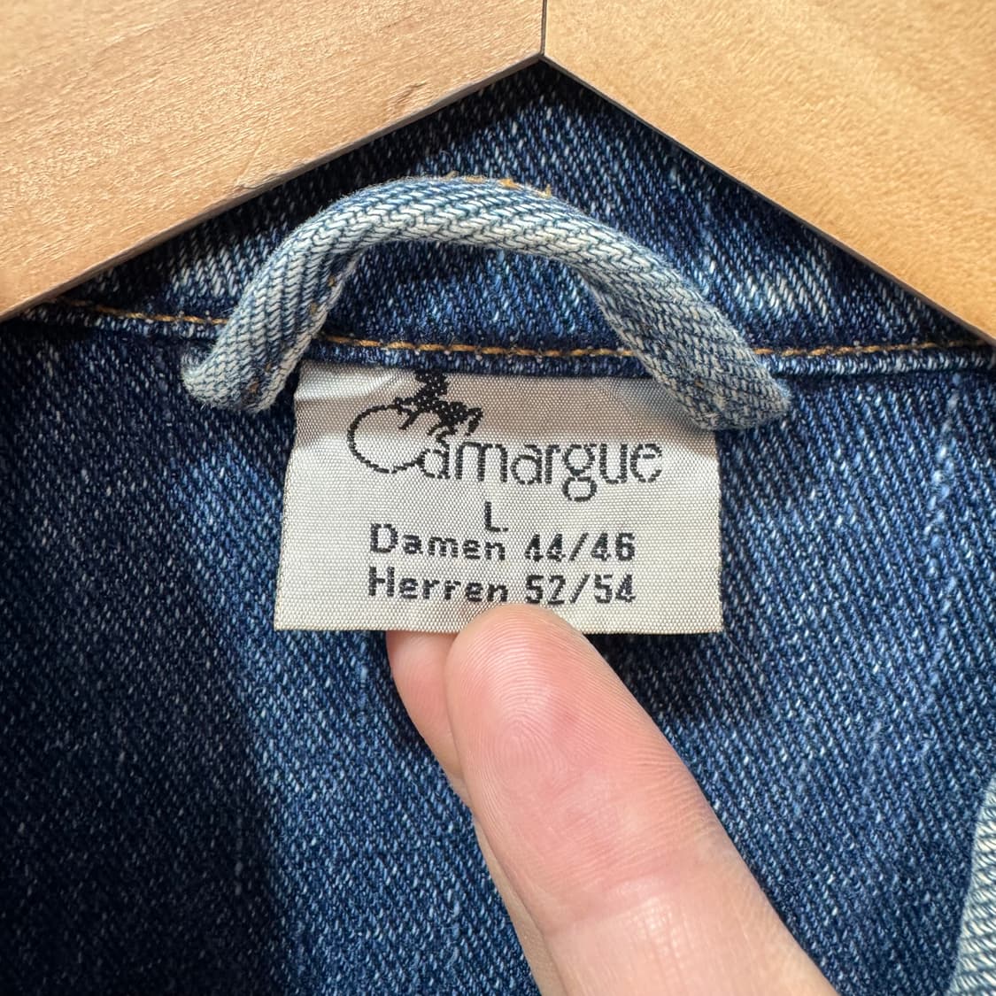 80s Camargue 데님 트러커 자켓 made in GERMANY  상품이미지5