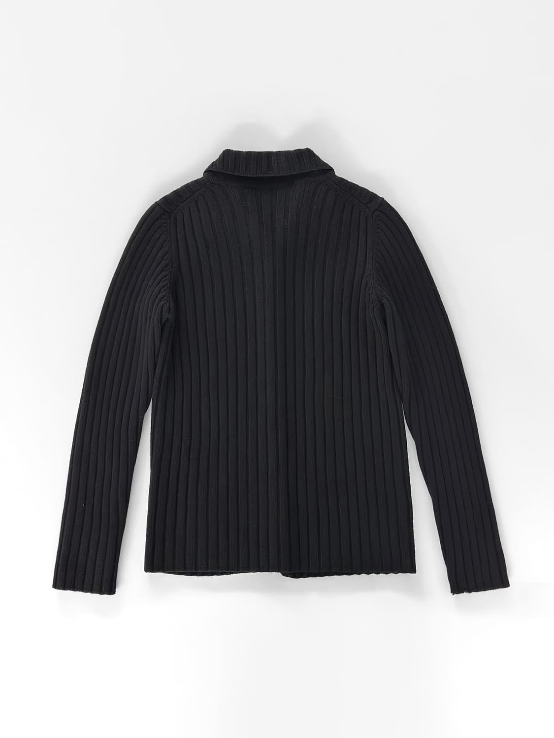 90~00s 빈티지 헬무트 랭 리브 니트 하이넥 가디건 상품이미지2