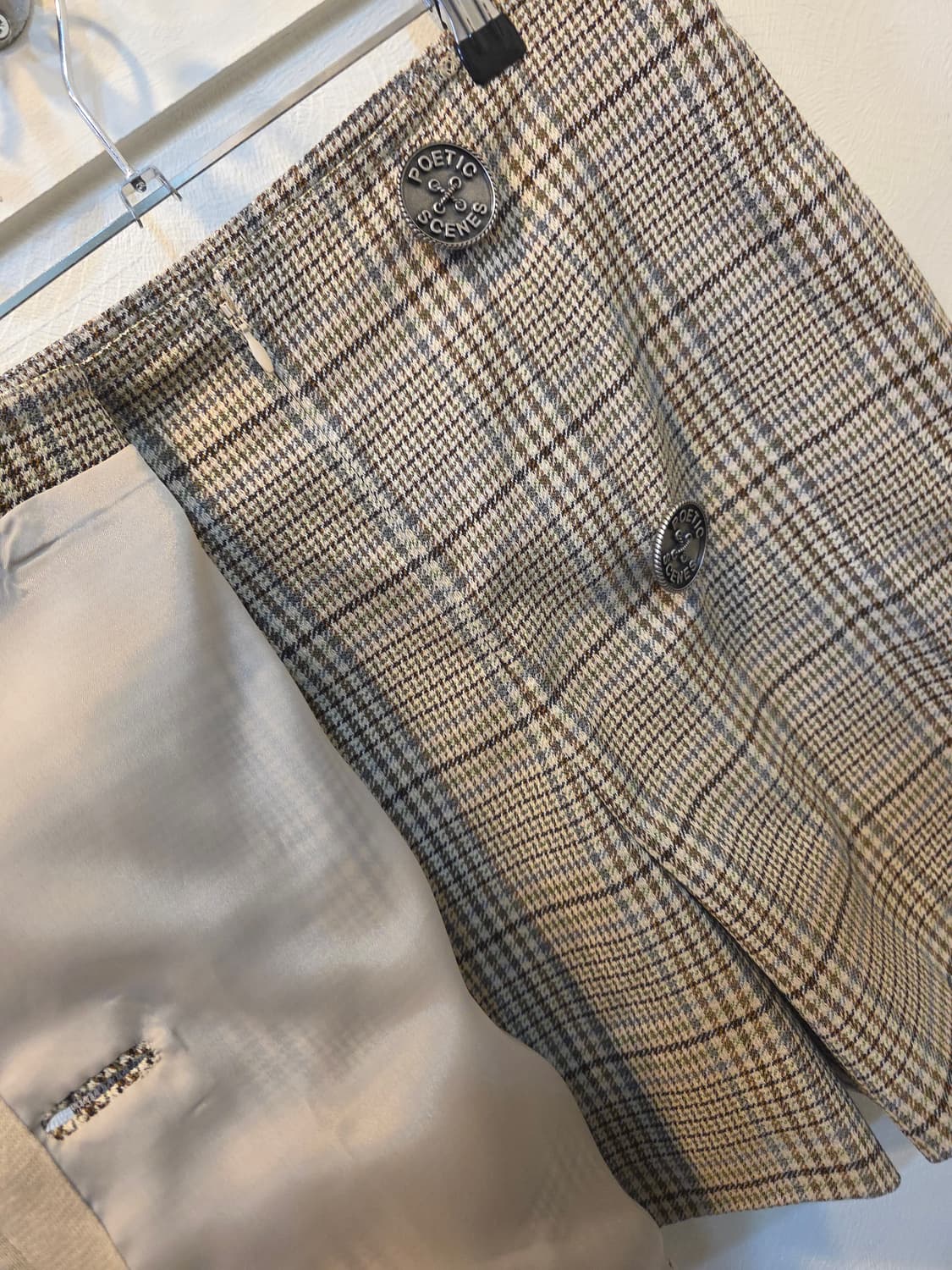 한섬 체크무늬 치마바지 상품이미지3