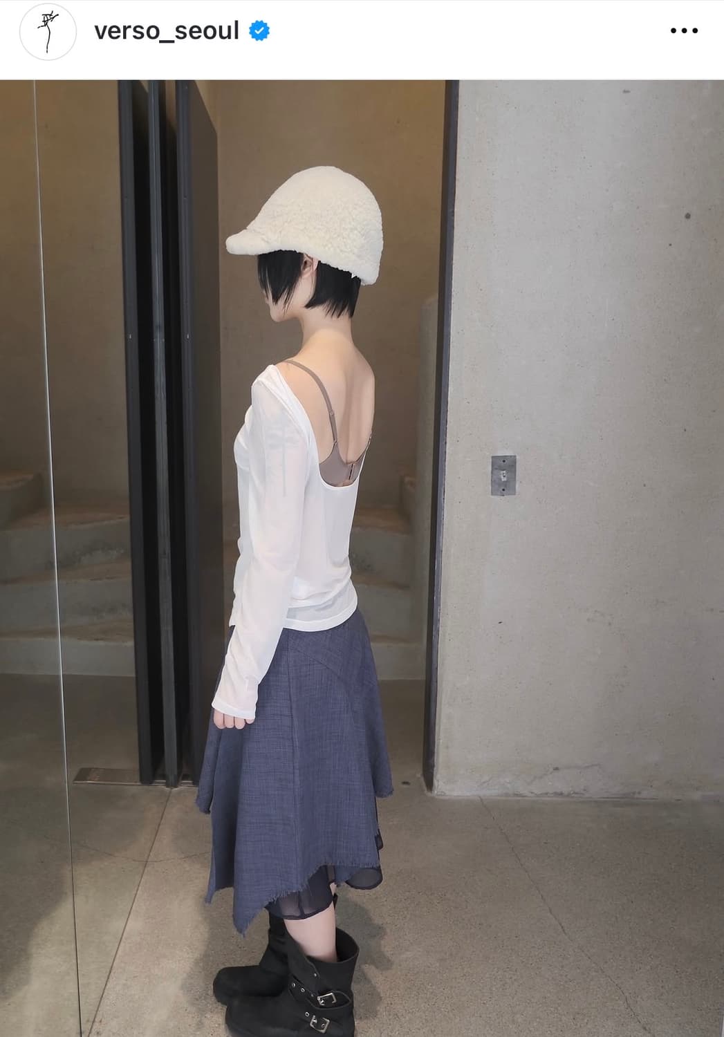 verso sheer layerd sleeve top 상품이미지3
