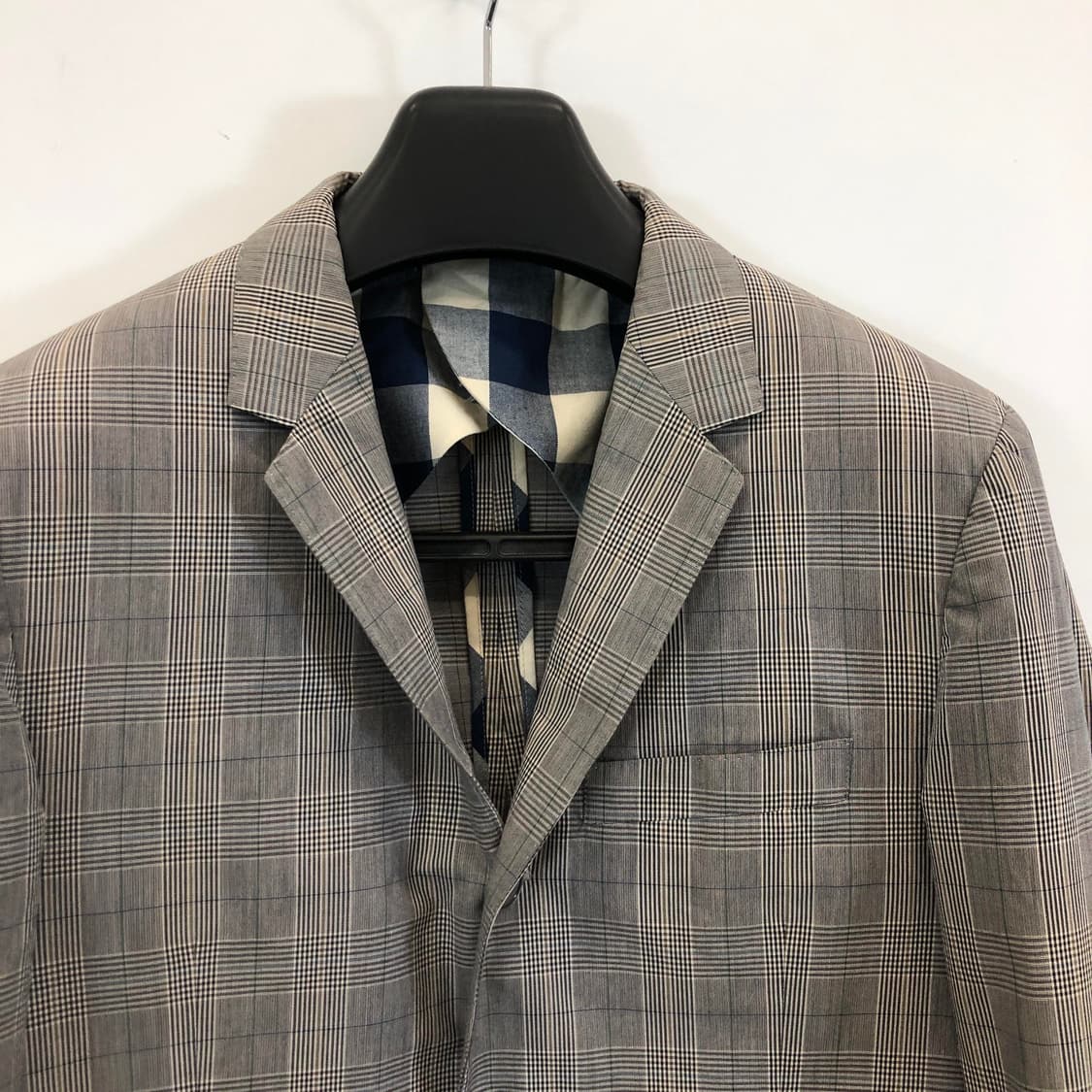 타임옴므 코튼 체크자켓 95 사이즈 상품이미지3