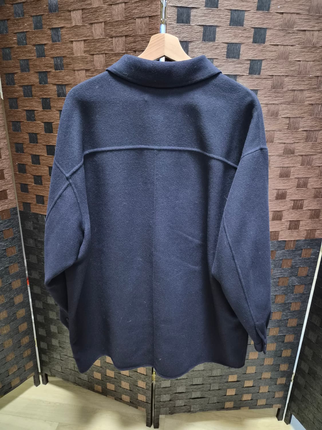 유니클로 x 질샌더 울 하프코트 XL size 상품이미지2
