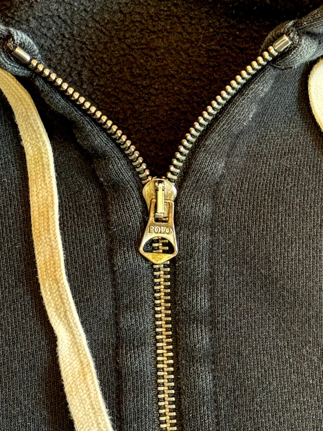 폴로 써멀 후드집업 블랙 상품이미지6