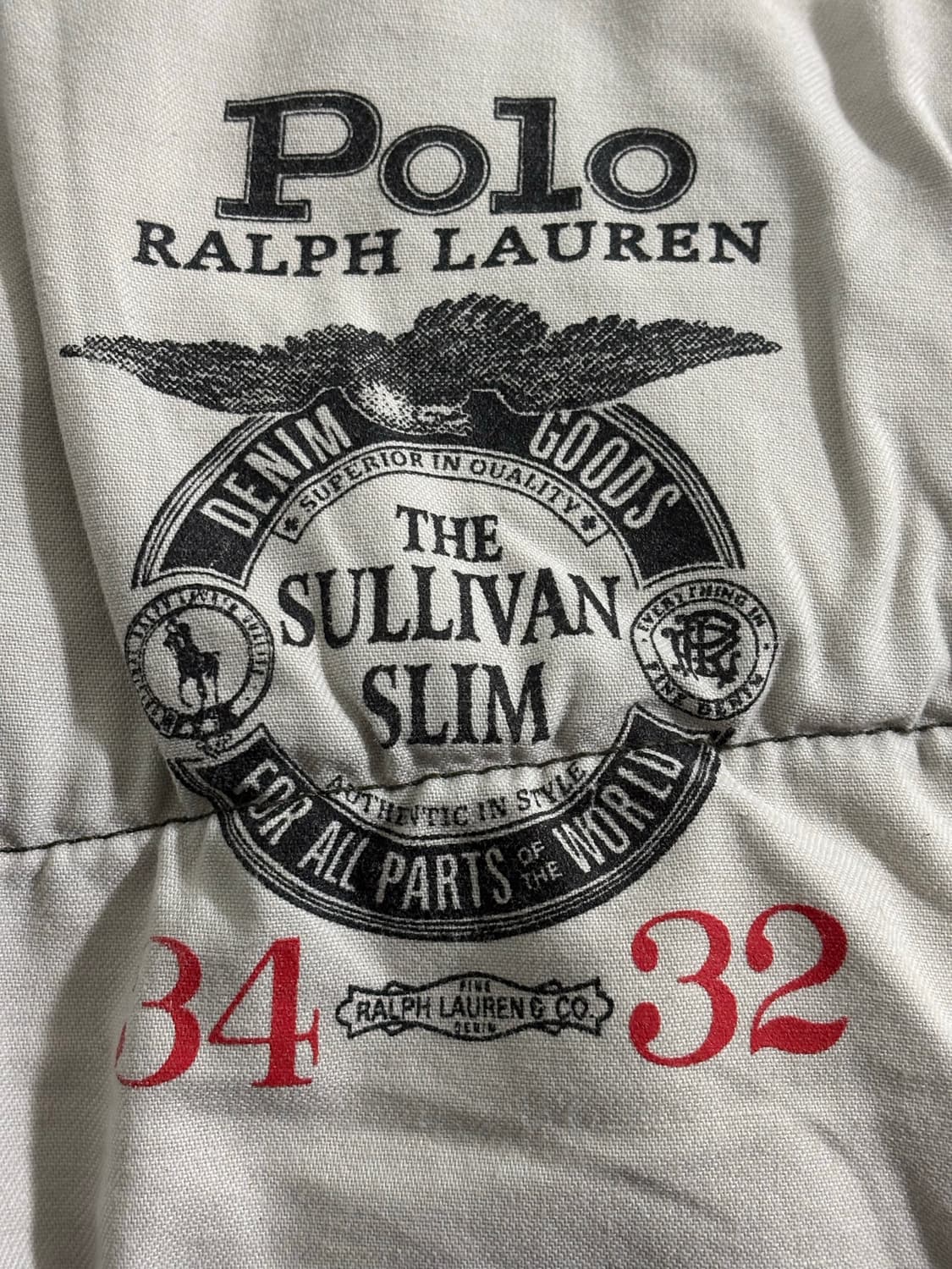 폴로 랄프로렌 설리반 데님팬츠34"/그레이 상품이미지6