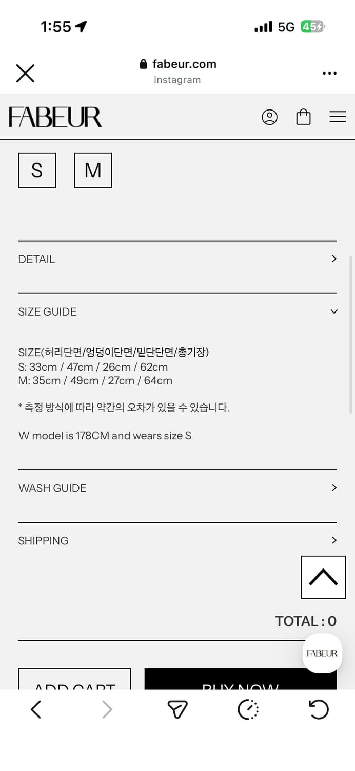 FABEUR 카프리 팬츠 상품이미지6