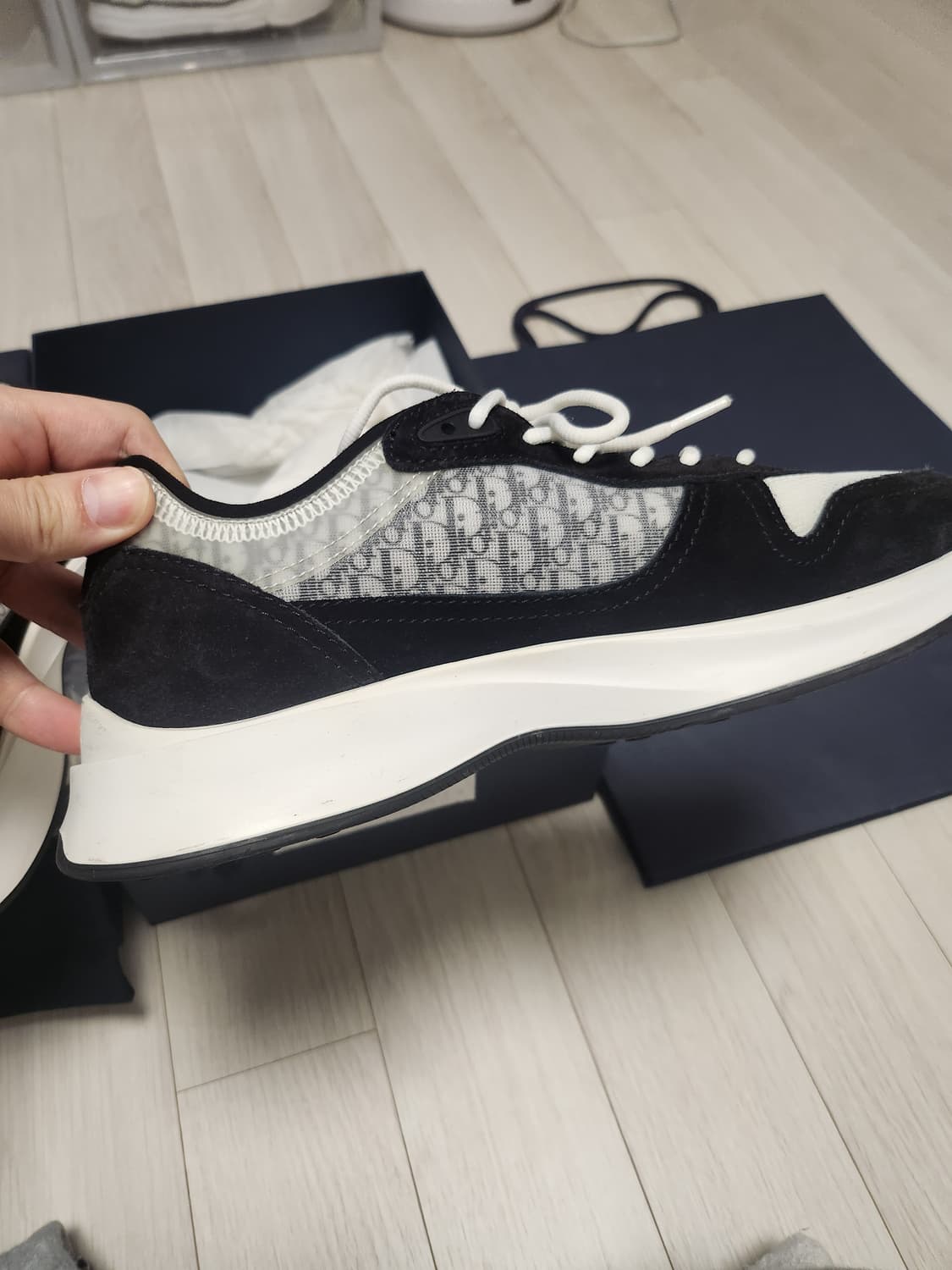 디올 오블리크 b25 스니커즈 42사이즈 상품이미지9