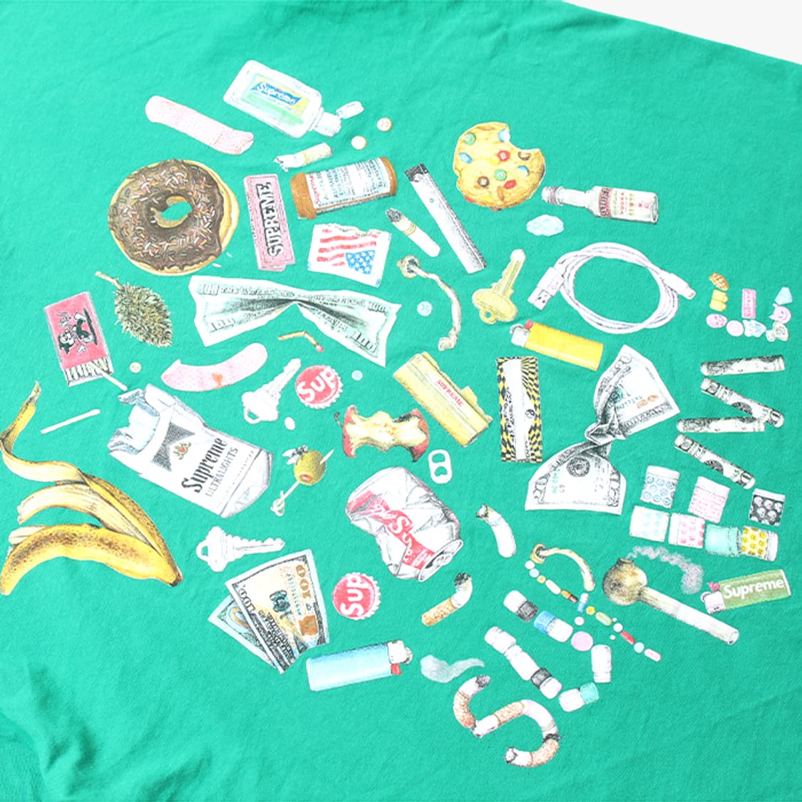  SUPREME "Green T-Shirts" 상품이미지3