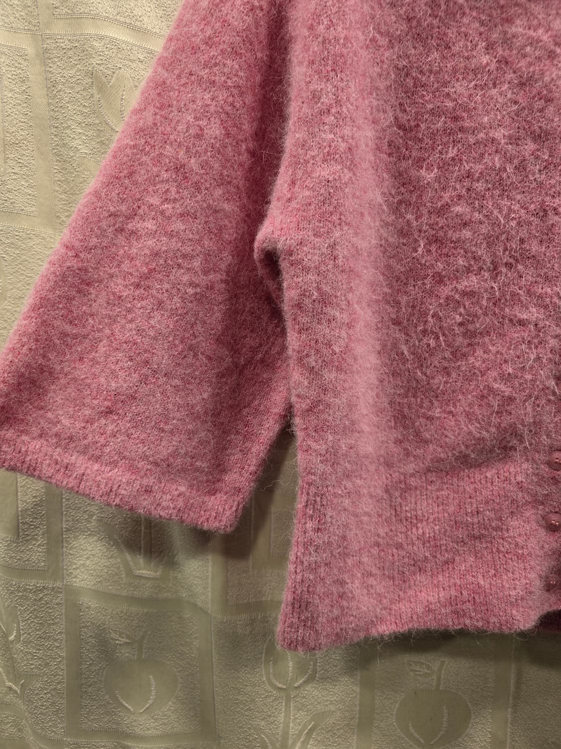 거의새거) 앤아더스토리즈 핑크 가디건 겸 니트티 S 상품이미지4