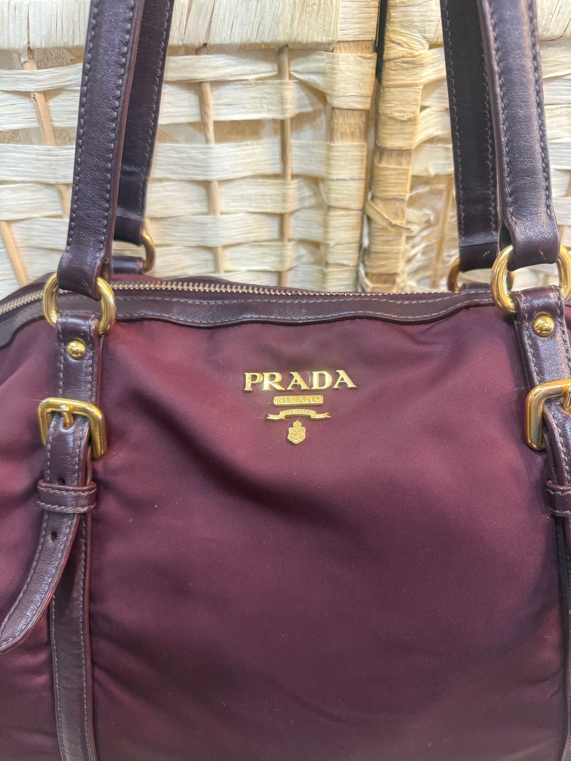 정품 프라다 나일론 쇼퍼백 팝니다 상품이미지2