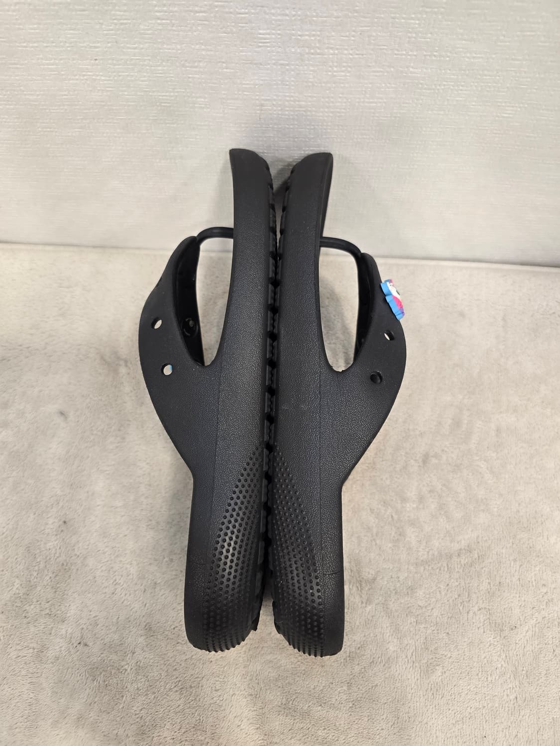 크록스 블랙 쪼리 슬리퍼 유니콘 키링 포함 245 상품이미지5