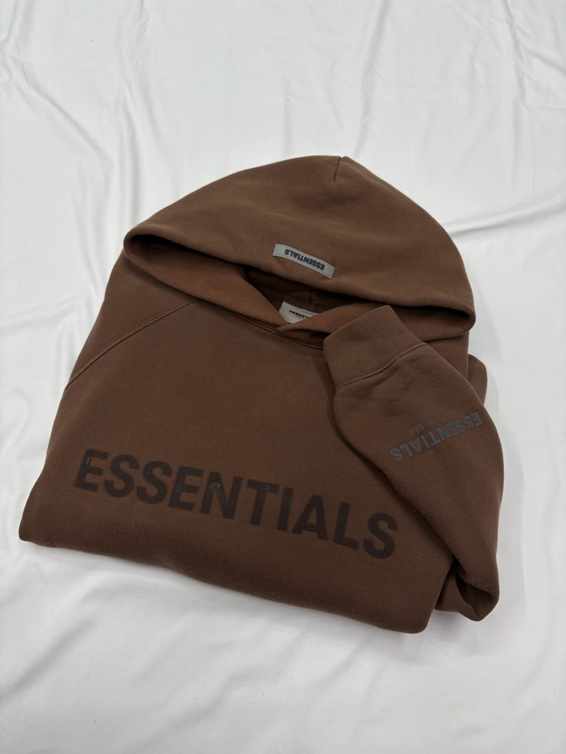 에센셜 피어오브갓 브라운 후드티 Size:M 상품이미지1