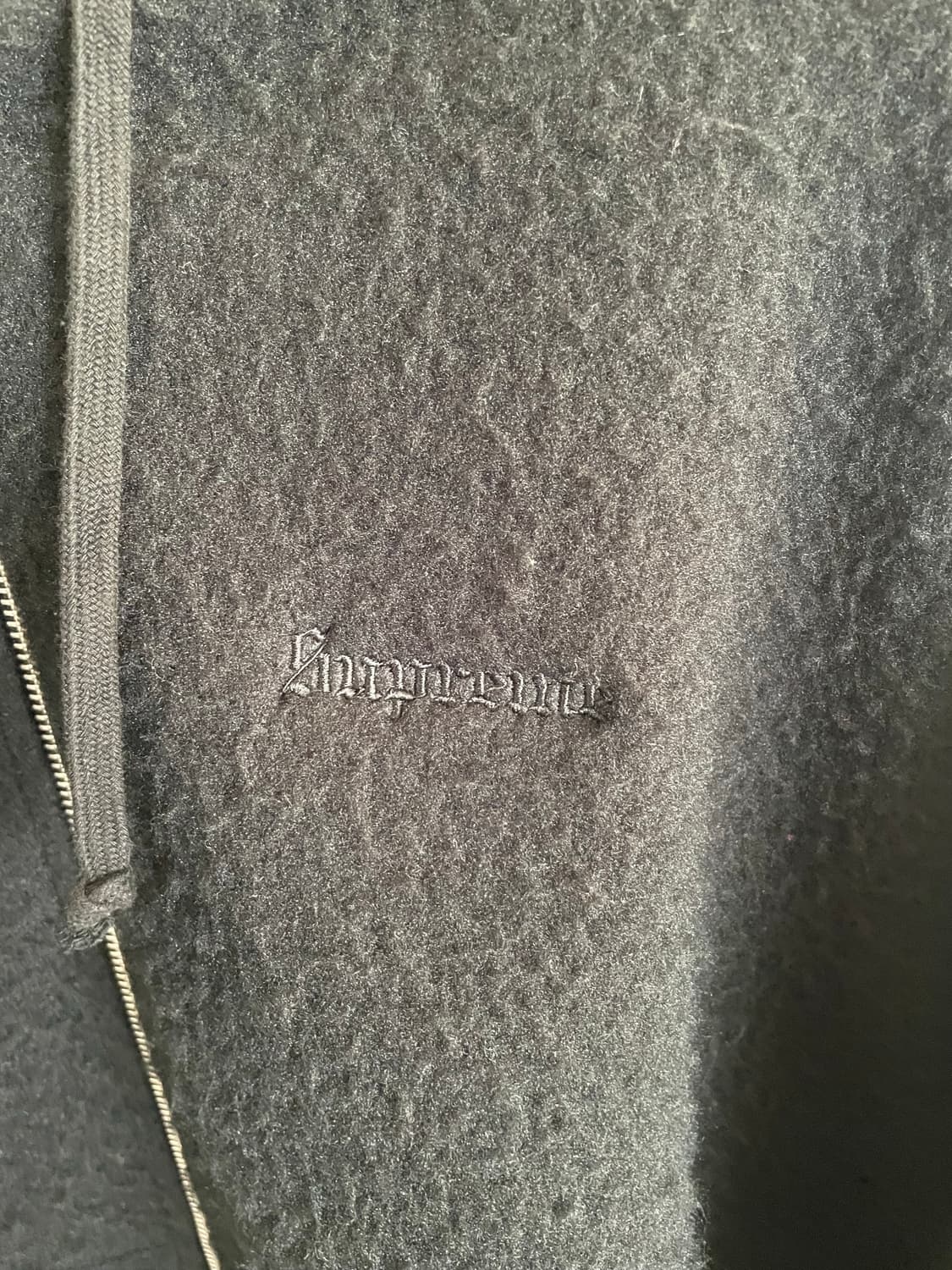 슈프림 모헤어 후드짚업 XL 상품이미지2