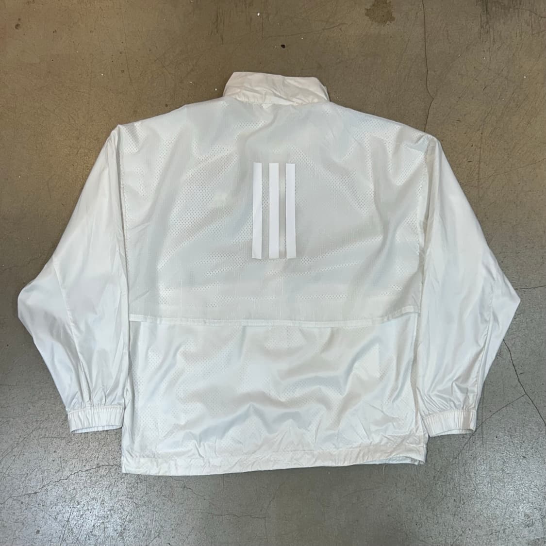 XL 아디다스 화이트 바람막이  상품이미지3