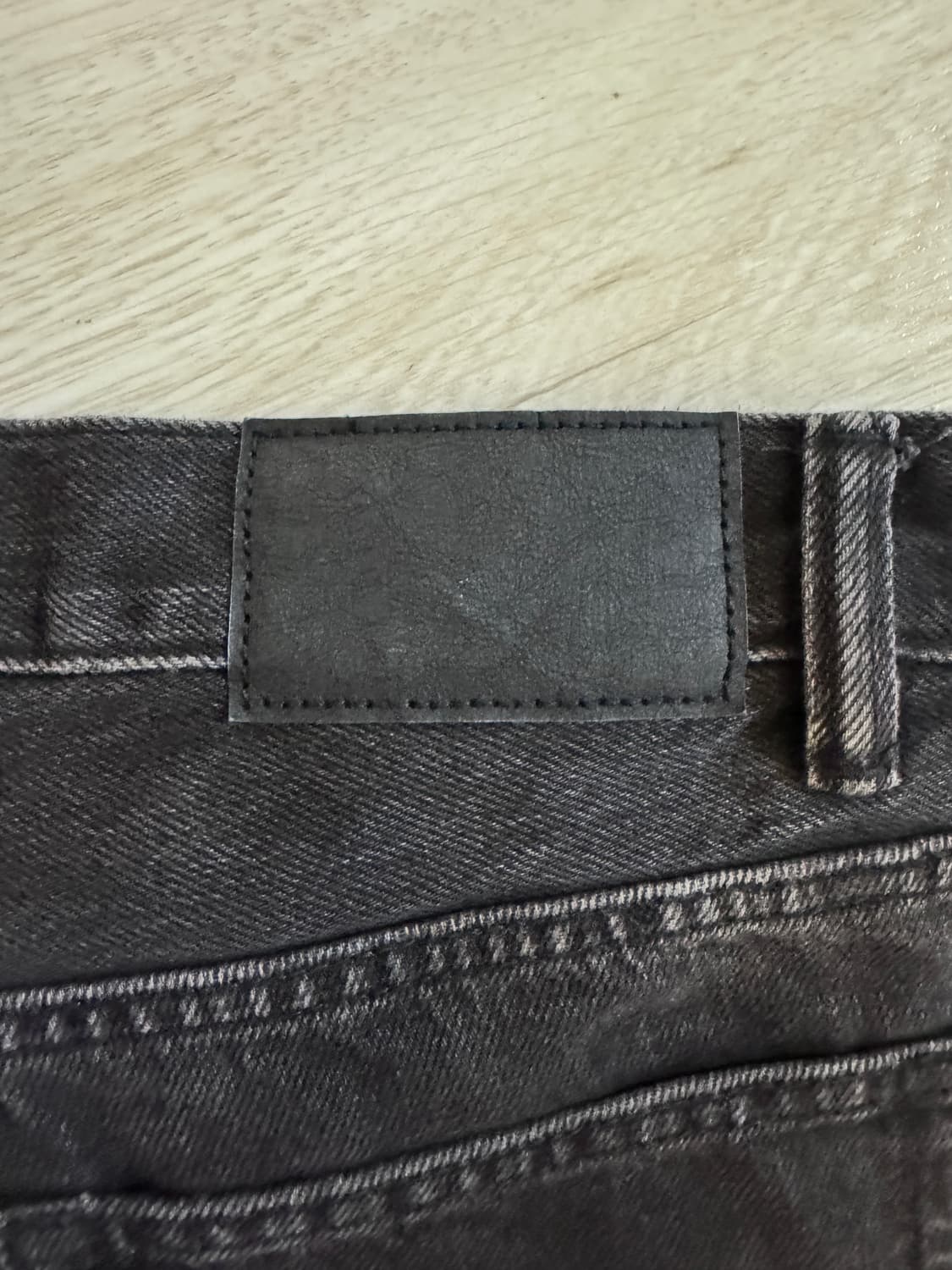 자라 흑청 스트레이트 진 상품이미지3