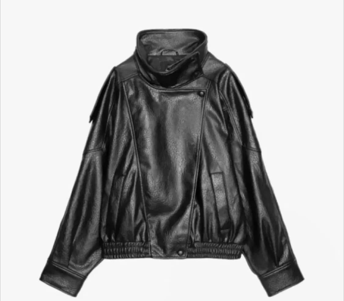 자라 포우 레더 자켓 xs 상품이미지1